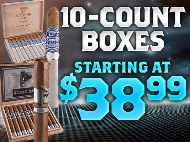 10-Count Boxes Starting at \\$38.99!