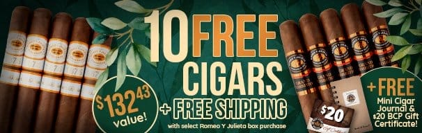 \\$132 IN FREEBIES WITH ROMEO Y JULIETA!