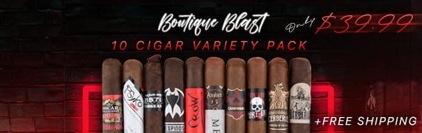 Boutique Blast 10 Cigar Variety Pack Only \\$39.99 + Free Shipping!