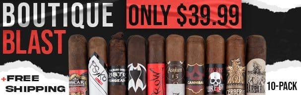 Boutique Blast 10 Cigar Variety Pack Only \\$39.99 + Free Shipping!