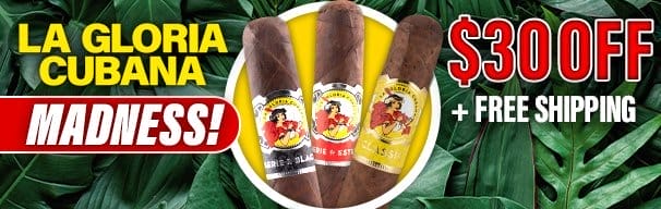 \\$30 Off + Free Shipping on Select La Gloria Cubana Boxes!