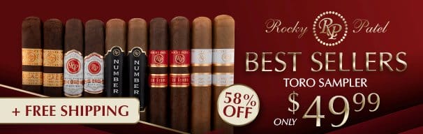 Rocky Patel Best-Sellers Toro Sampler Only \\$49.99 + Free Shipping!