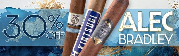 30% Off Alec Bradley!