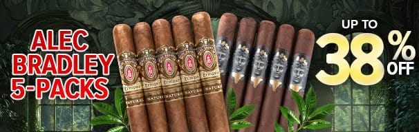 Alec Bradley 5-Packs Starting at \\$21.99!