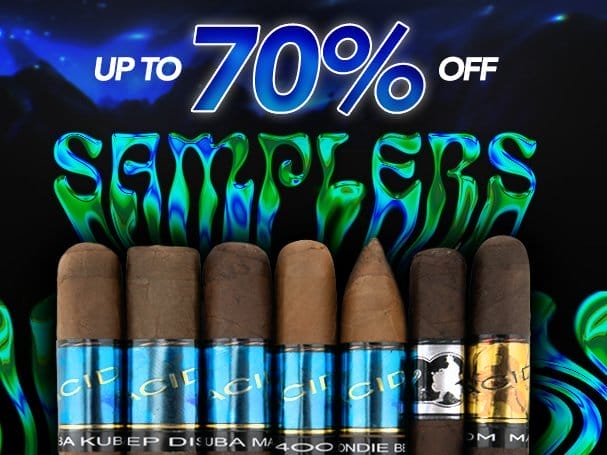 Up To 70% Off Samplers!