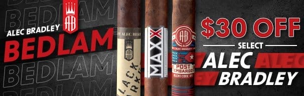 \\$30 Off Select Alec Bradley Boxes!