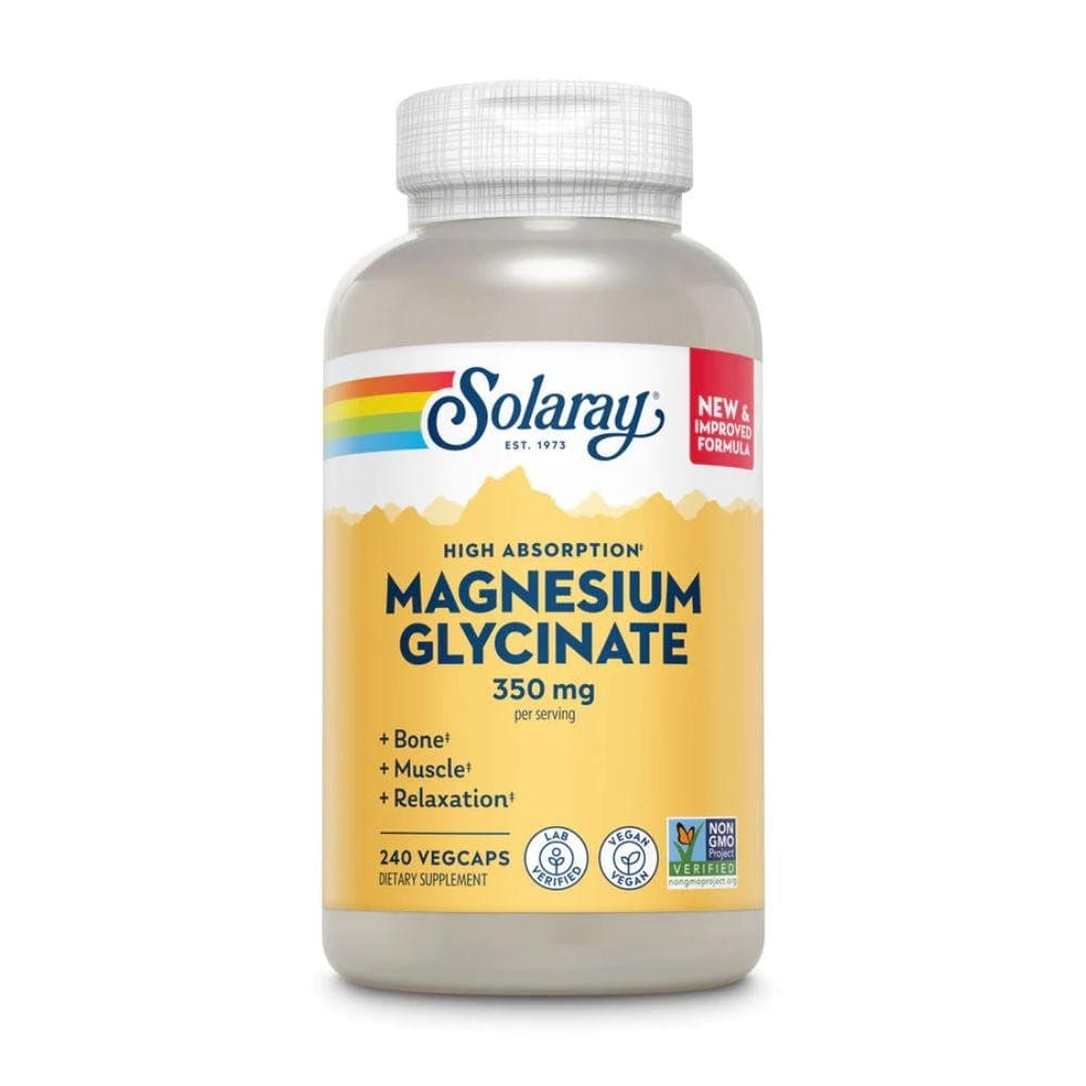 Image of Solaray Magnesium Glycinate 350mg 240 Capsules