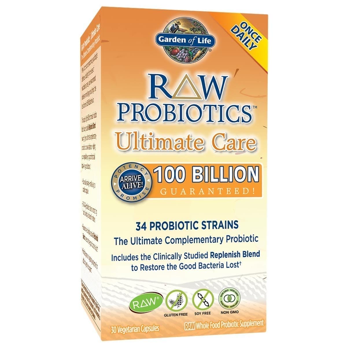 Image of Garden of Life Raw Probiotics Ultimate Care 30 Capsules