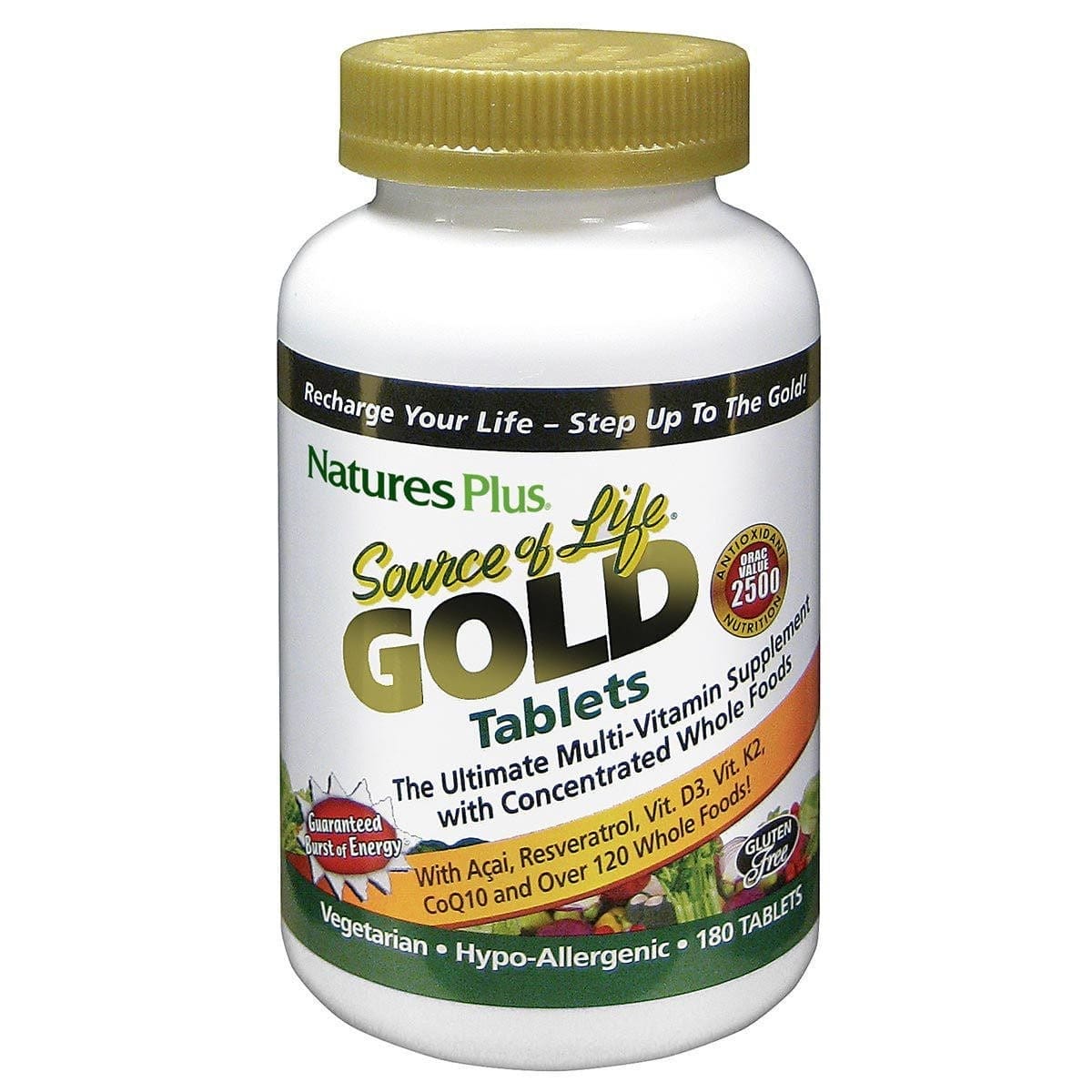 Image of Nature's Plus Source of Life Gold 180 Tablets