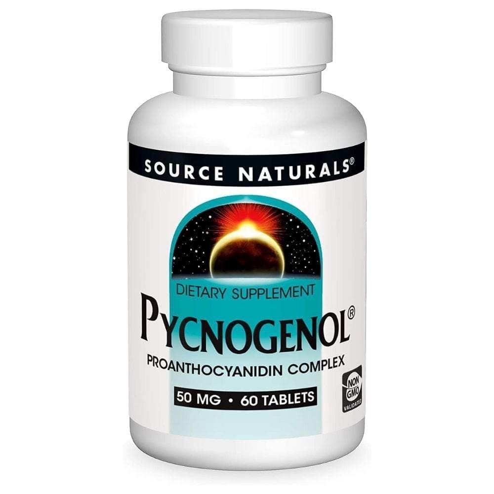 Image of Source Naturals Pure Pycnogenol 50mg 60 Tablets