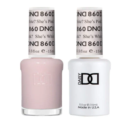 Image of DND - Gel & Lacquer - She's White? She's Pink? - #860