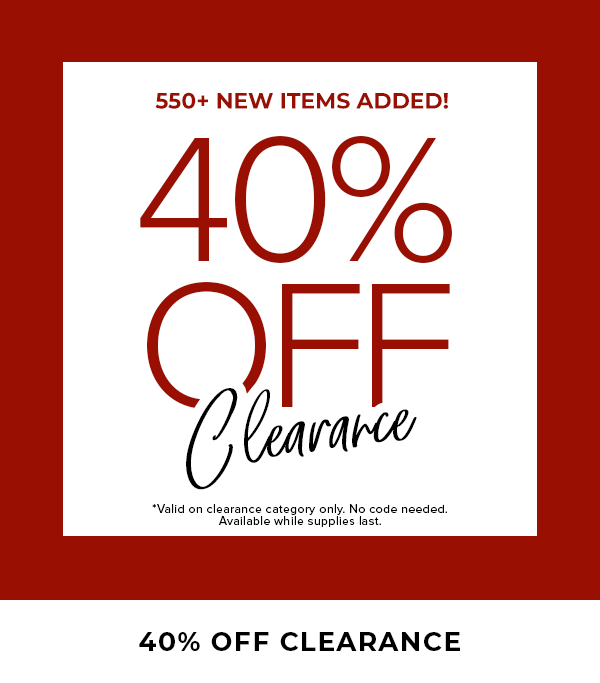 500+ NEW Clearance Items