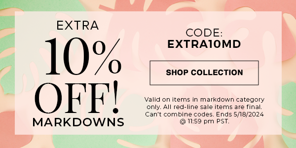 Extra 10% Off Markdowns