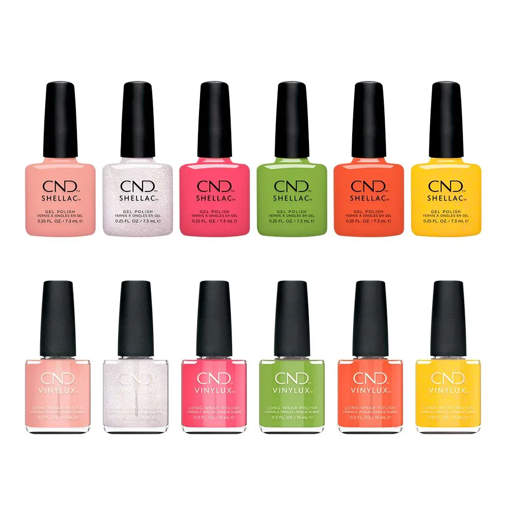 Image of CND - Shellac & Vinylux Combo - Gleam & Glow Summer 2024 Collection