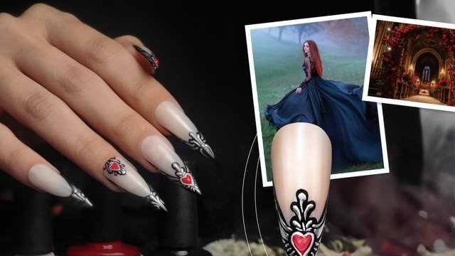 CND Bridal Nails DIY Nail Art - 'Til Death Do Us Part