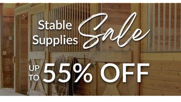 Stable supplies sale