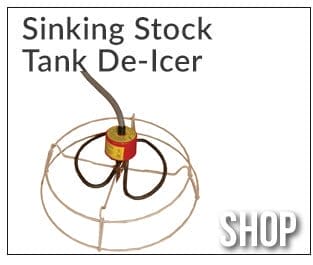 Sinking Tank De-Icer