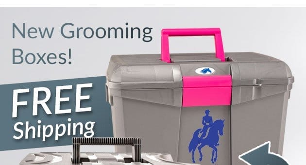 New grooming tote - add a personalized decal for \\$9.95