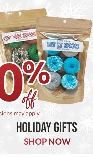 20% off holiday gifts