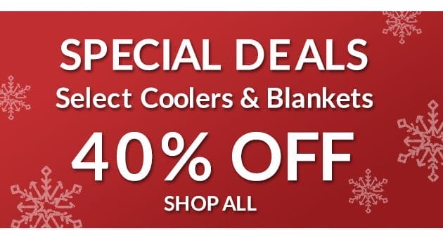 Blanket and cooler sale