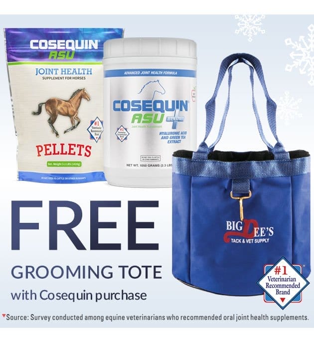 Free grooming tote with cosequin purchase