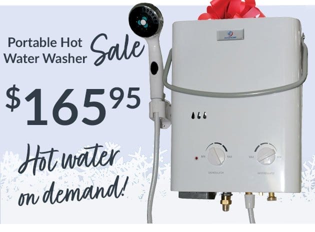 Portable hot water washer sale