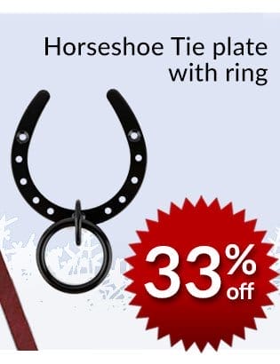 Horseshoe tie ring sale