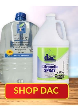 Free quart with dac citronella spray gallon