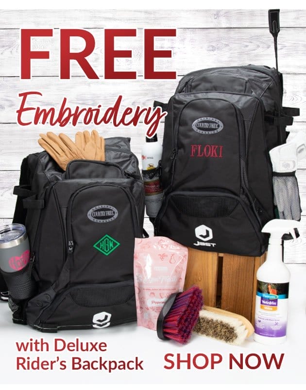 Free embroidery deal