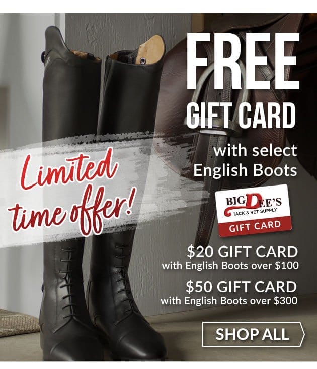 English boot deal