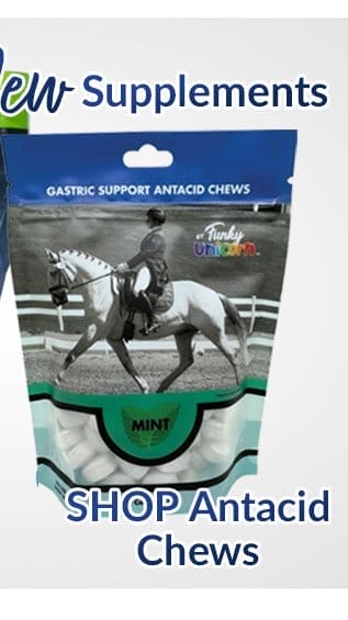 New funky unicorn gastric support antacid chews