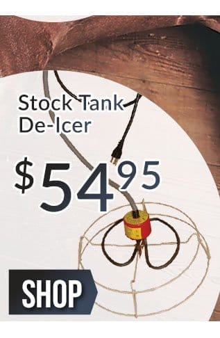 Stock tank deicer