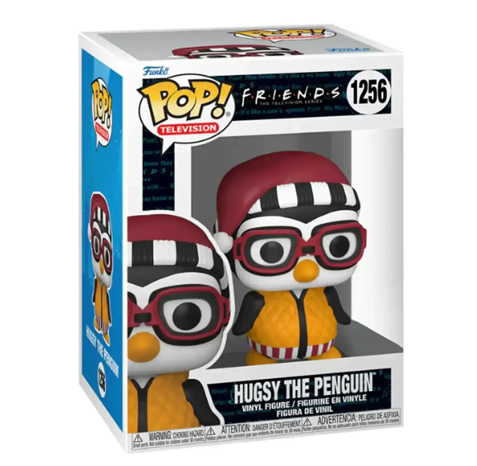 Image of TOY RESCUE: Friends Hugsy the Penguin (Shared Sticker) #1256 (Non-Mint)