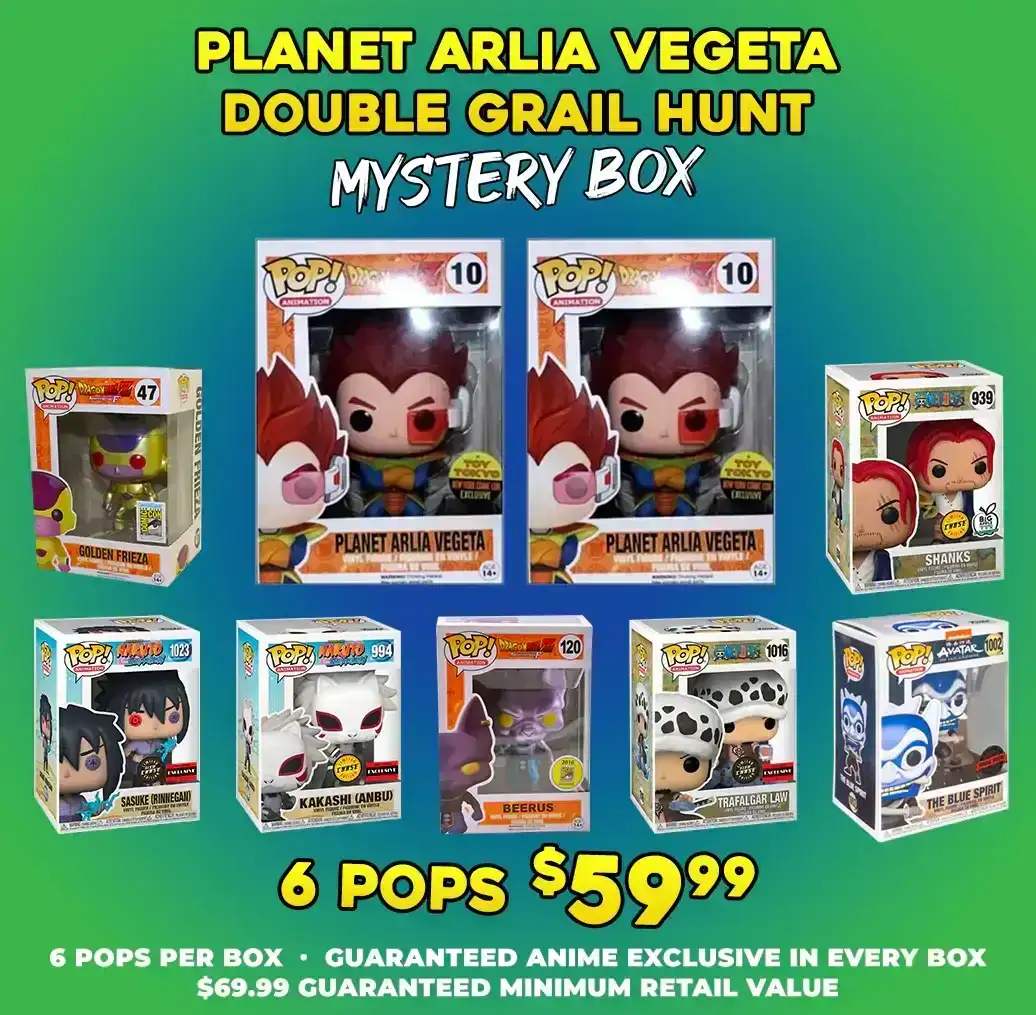 Image of Planet Arlia Vegeta x2 Grail Hunt Mystery Box