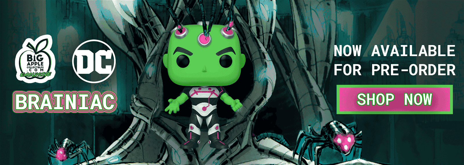 Superman Funko Pop! Brainiac (Big Apple Exclusive) #365 (Pre-Order)