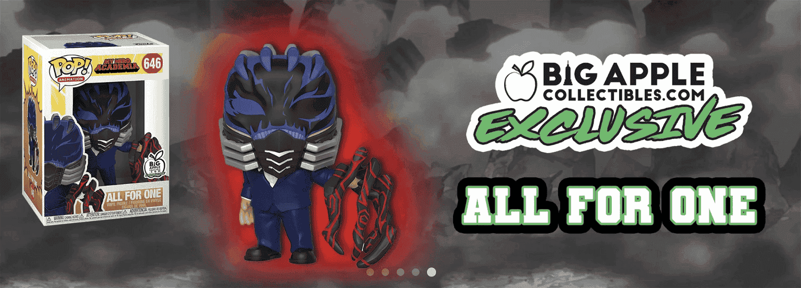 My Hero Academia Funko Pop! All For One (Battle Hand) (Big Apple Exclusive) #646