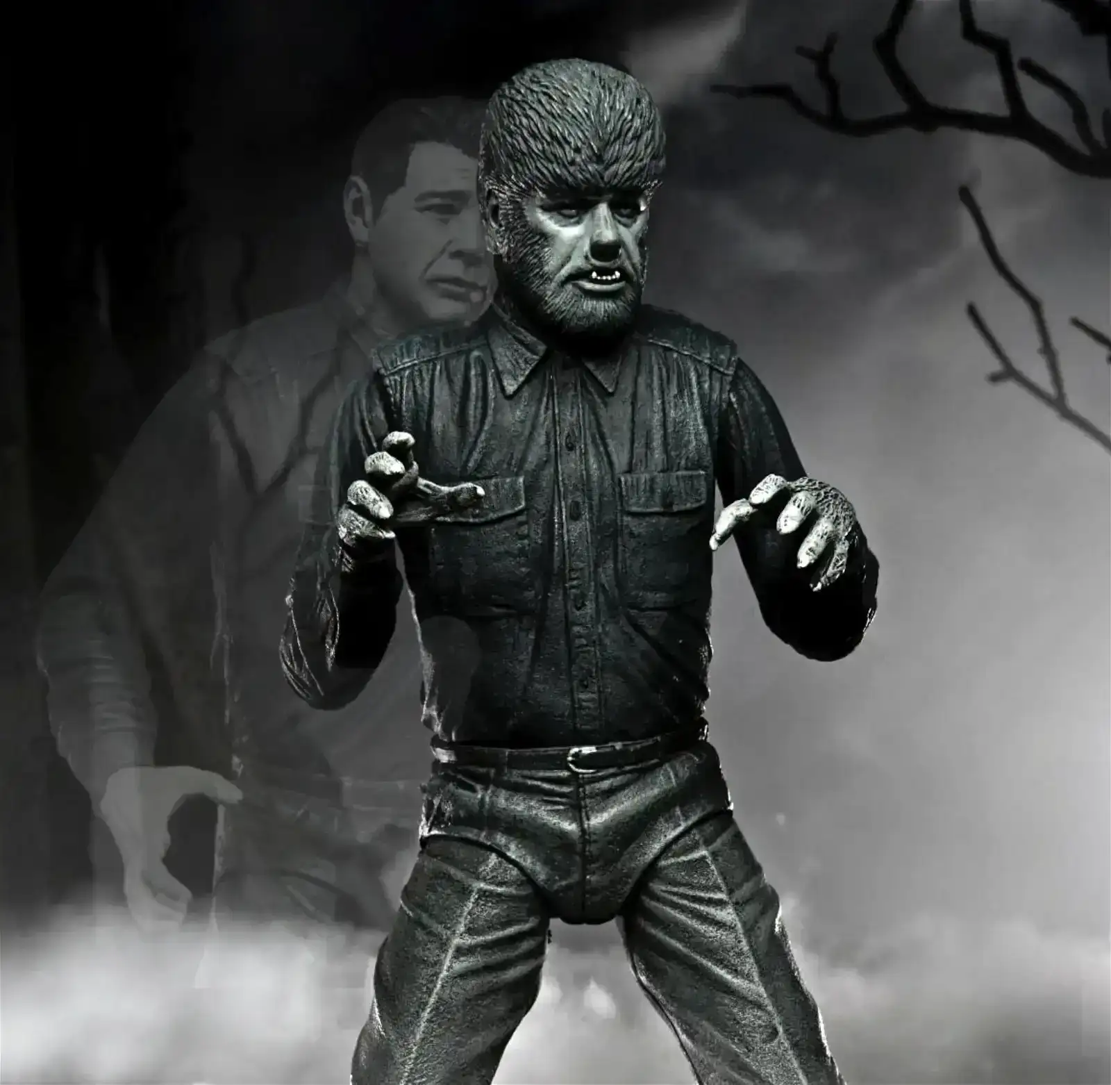 Image of Universal Monsters Wolf Man 7in Scale Action Figure