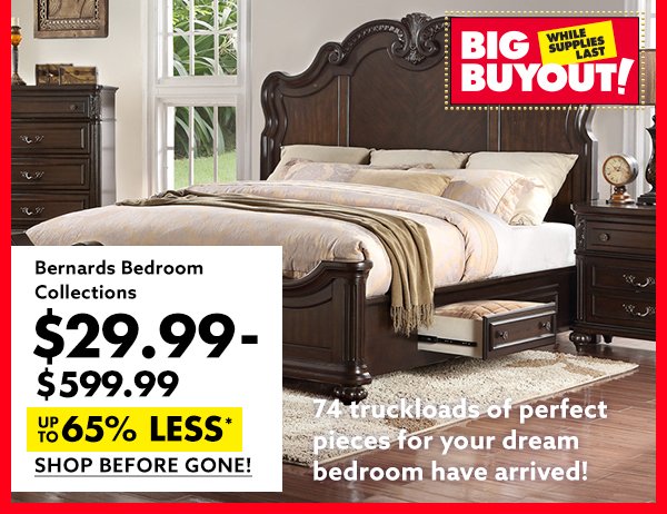 Bernards Bedroom Collection