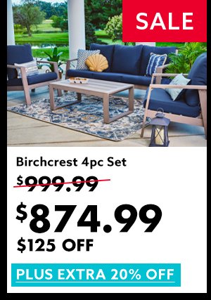 Birchcrest 4pc Set