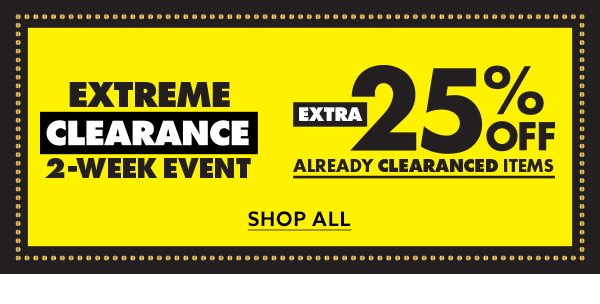 Extreme Clearance 2-Week Event