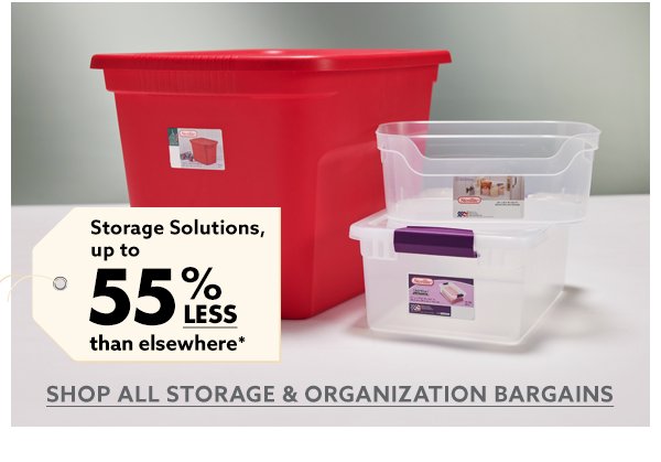 Shop All Storage & Organization Bargains