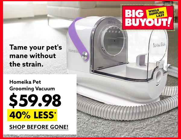 Homeika Pet Grooming Vacuum