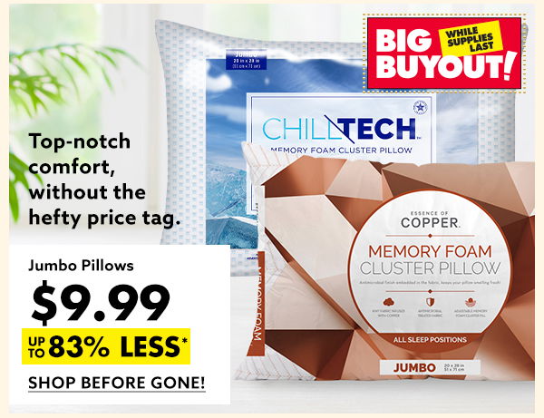 Jumbo Pillows