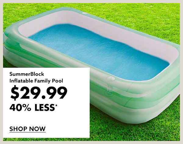 SummerBlock Inflatable Family Pool