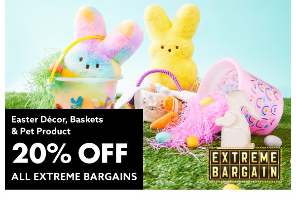 Easter Decor, Baskets & Pet Product