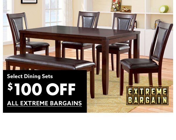 Select Dining Sets \\$100 Off