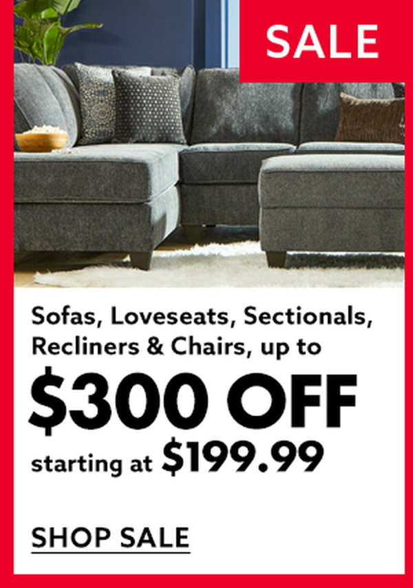 Sofas, Loveseats, Sectionals, Recliners & Chairs