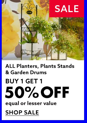 Planters, Plant Stands & Garden Drums