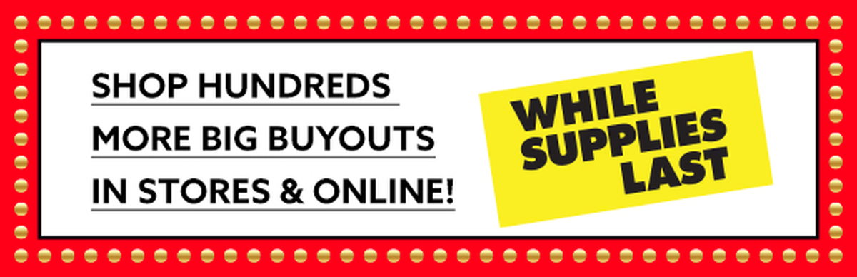 Shop hundreds more big buyouts in stores & online!