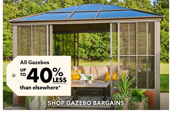 Shop Gazebo Bargains